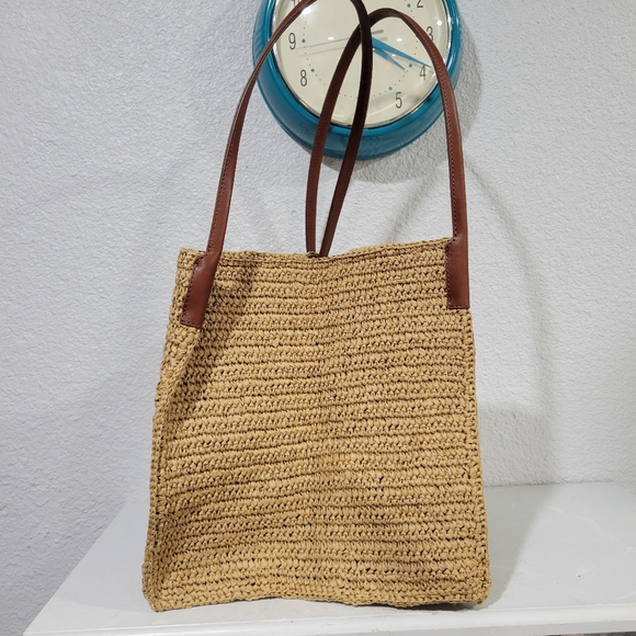 J Crew Large handknotted packable tote bag NWT - Picture 6 of 9